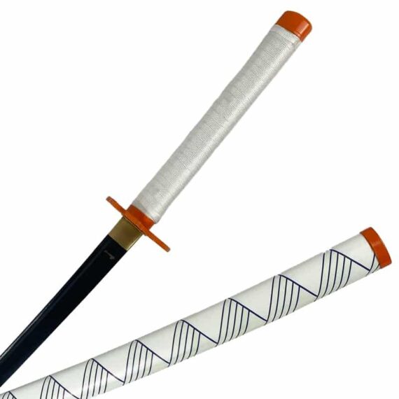 Katana coupant de Kyōjurō Rengoku-Démon Slayers forgé main