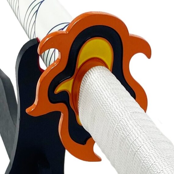 Katana coupant de Kyōjurō Rengoku-Démon Slayers garde acier plein