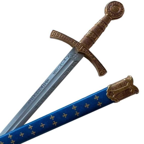 ensemble épée et fourreau Epée Fleur de Lys de Saint Louis