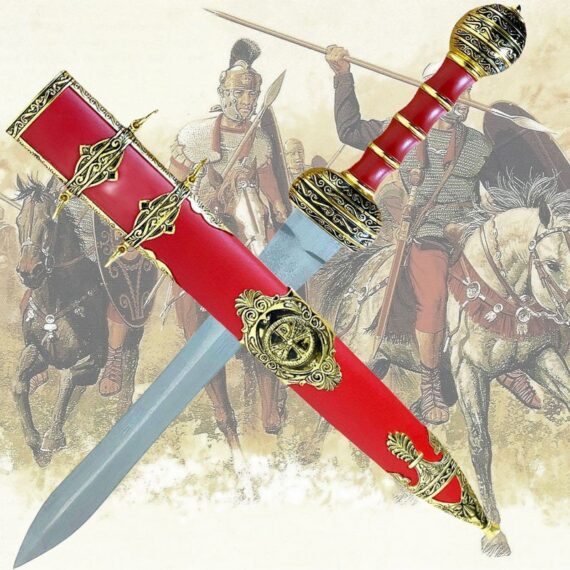 Spatha Cavalerie Romaine Rouge