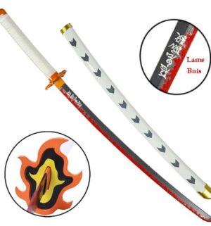 Katana bois de Kyojuro demon slayer