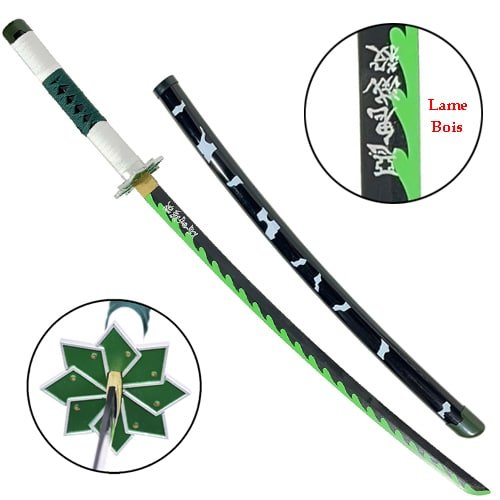 Katana bois de Sanemi Demon Slayer