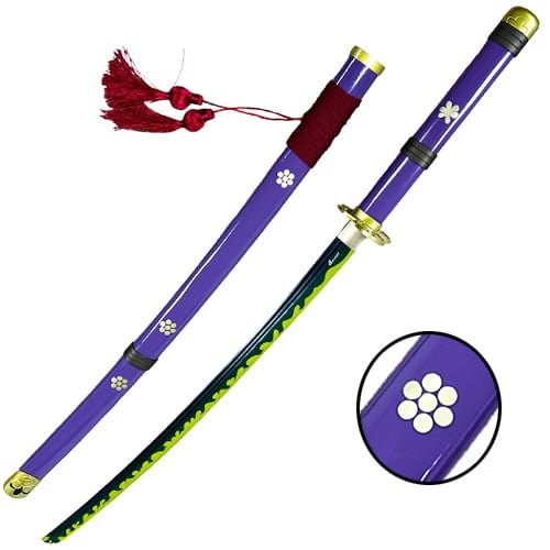 Katana Enma violet forgé