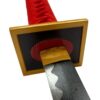 Katana Raiu Shiliew garde carrée jaune et noire