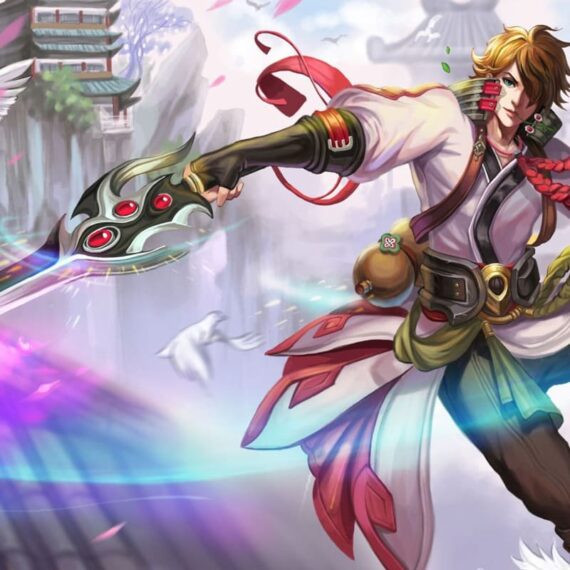 Sword lotus by Li Bai's dans King of Glory