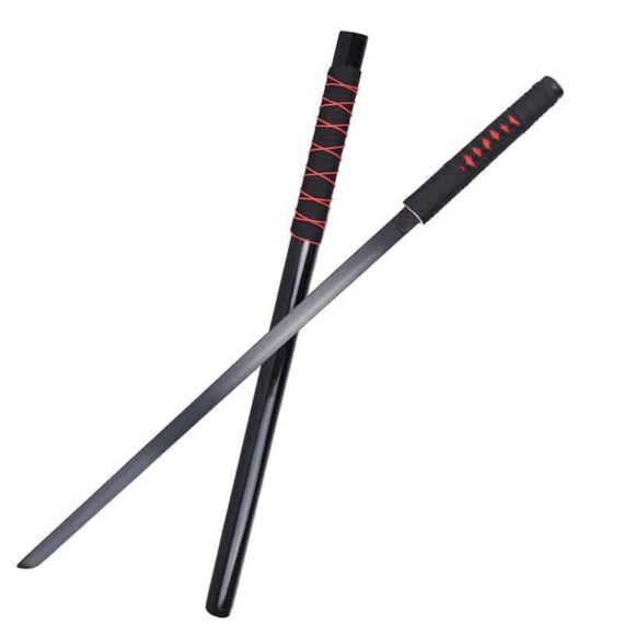 Katana Naruto Kakashi fourreau laqué noir