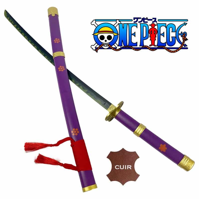 Enma cuir violet