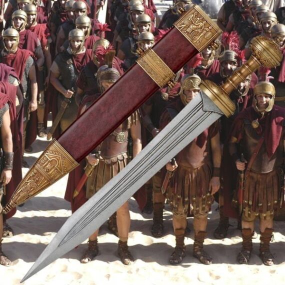 Glaive Romain- Epée Jules Cesar rouge