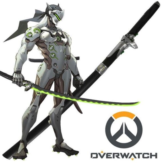 Overwatch - Katana de Genji - Lame de dragon-fourreau