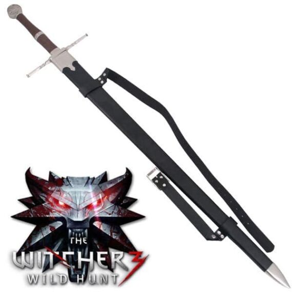 Epée de Geralt de Riv -The Witcher 3 et son médaillon