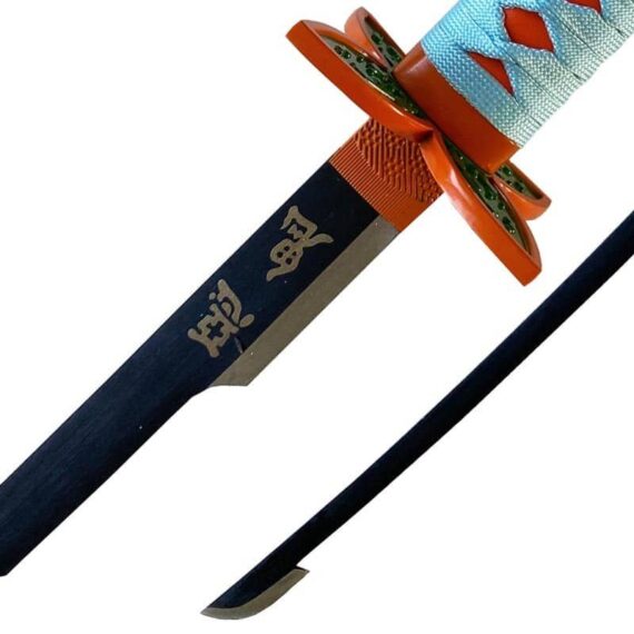 Lame de Katana avec kanji