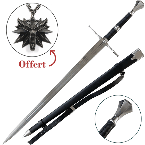 Epée acier Geralt de Riv The Witcher 3
