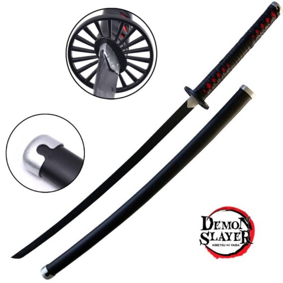 Katana Tanjiro Demon Slayer lame acier